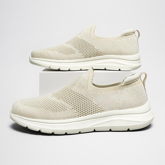 Sports Men's Extra Large Size Slip-on Mesh Flying Woven Light Casual Shoes - D&A
