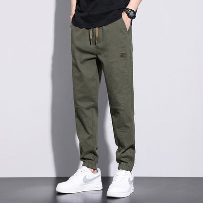 Summer Fashion Casual Pants Men's Thin Green - D&A