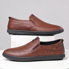 Spring And Summer Versatile Casual Middle-aged Men's Leather Shoes - D&A