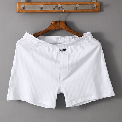 Men's Underwear Loose Arrow Pants Plus Size White - D&A