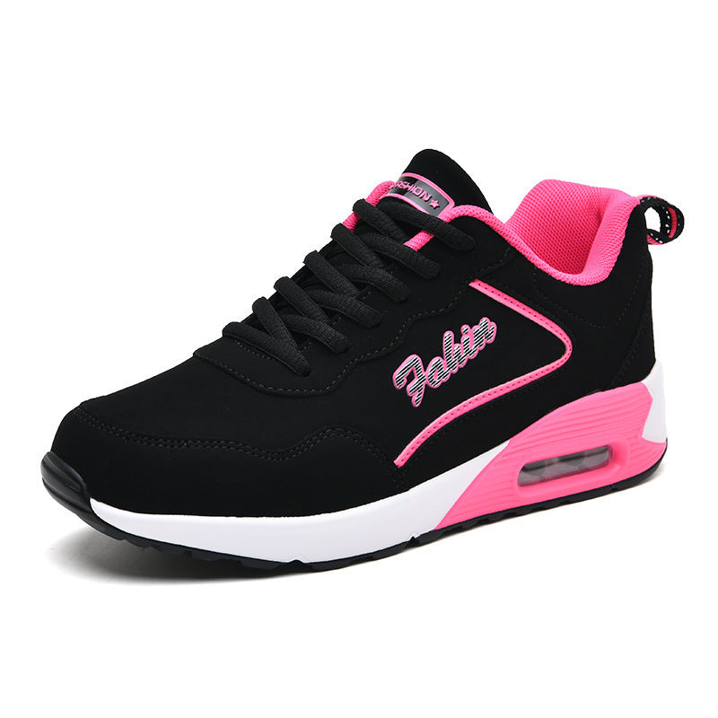 Spring Leather Plus Size Air Cushion Sports Shoes - D&A