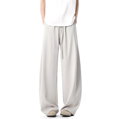 Men's Spring And Summer Stitching Draping Casual Suit Pants - D&A