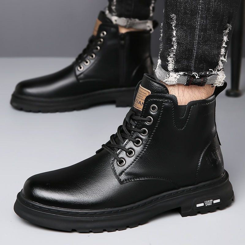 British Martin Boots Thick Bottom Outdoor Hiking Workwear Men - D&A