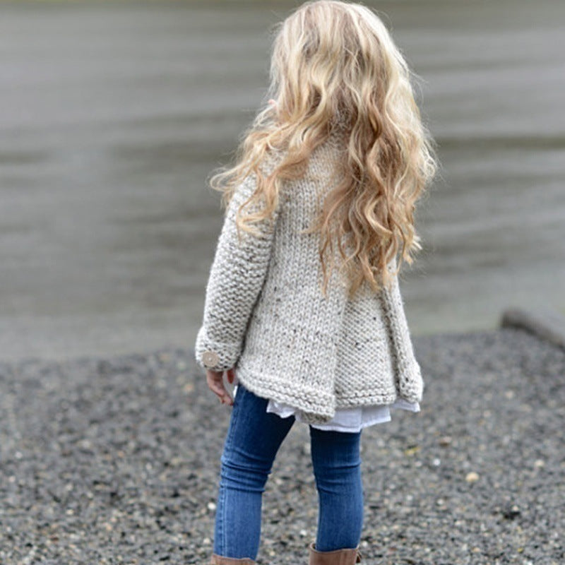 Girls cardigan sweater coat - D&A