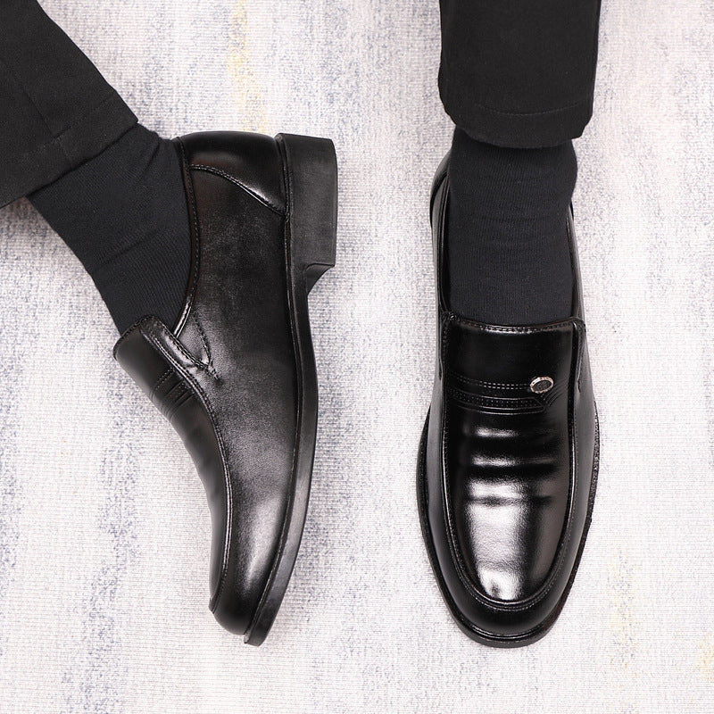 Men's Plus Size Casual Leather Shoes - D&A