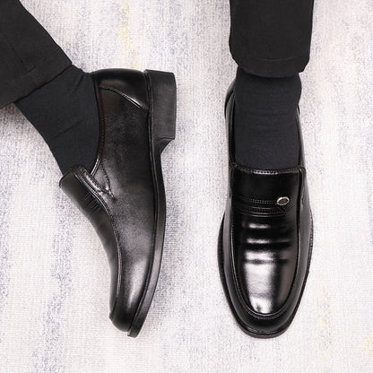 Men's Plus Size Casual Leather Shoes - D&A