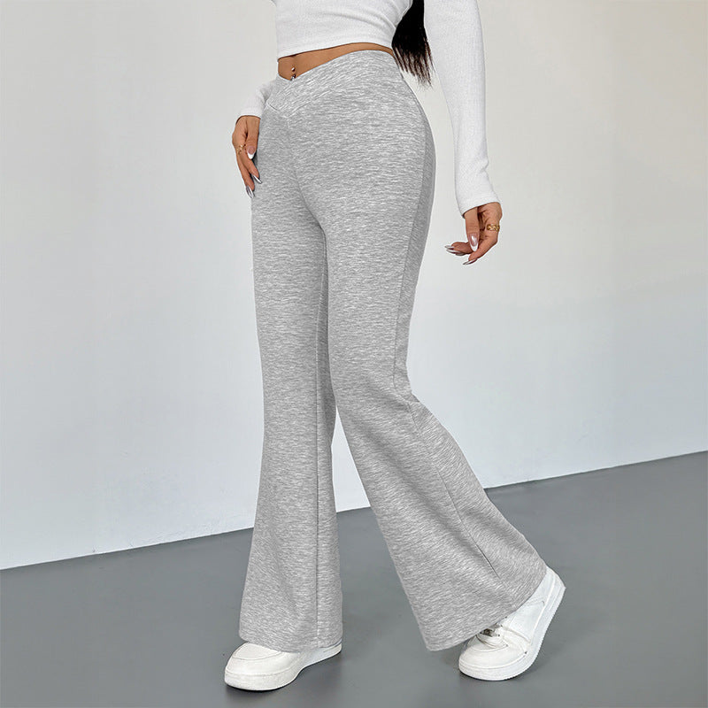 Women's Casual Daily Hot Girl Slim Fit Bootcut Trousers - D&A