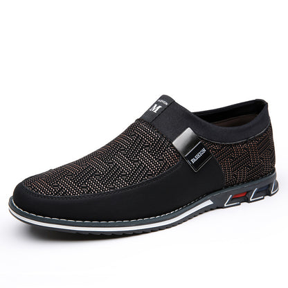 Casual Shoes Flat Low-top Men's Shoes 32862 Brown - D&A