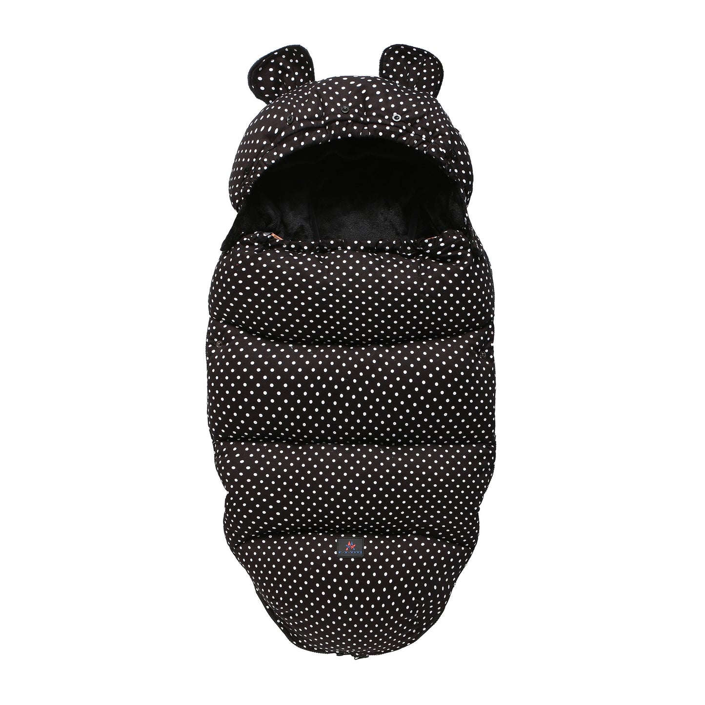New baby stroller sleeping bag Black and white 100cm - D&A