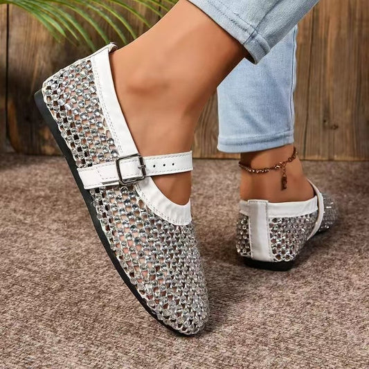 Round Toe Flat Bottom Comfortable Fashion Women's Shoes - D&A