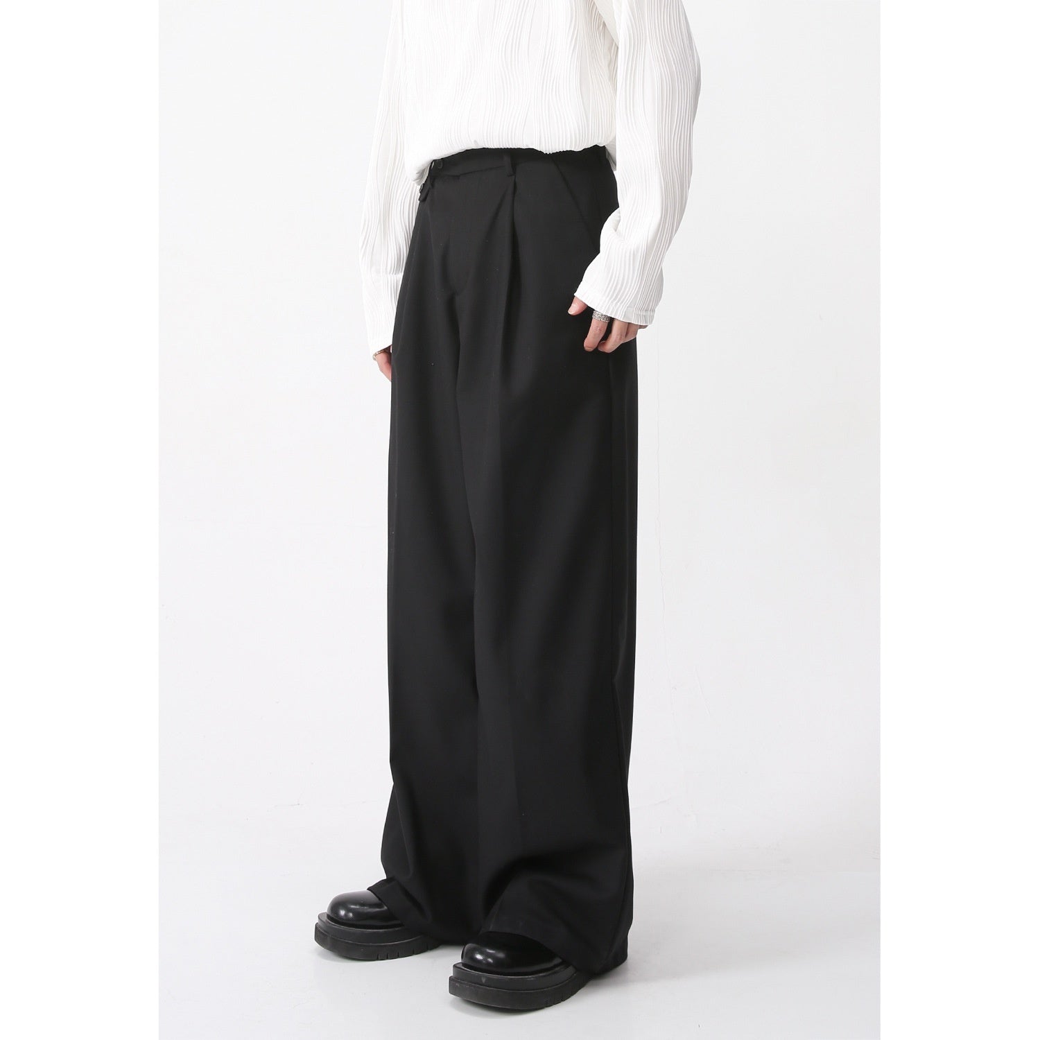 Men's Clothing Casual Suit Pants Straight Retro Simple - D&A