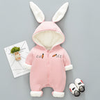 Baby winter clothes, jumpsuit Pink - D&A