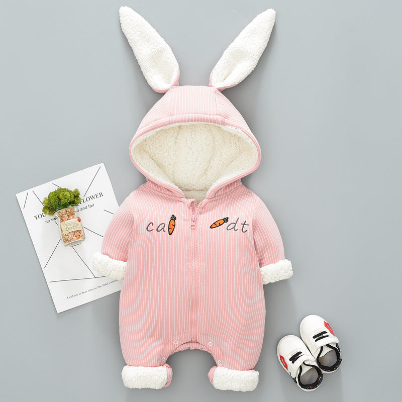 Baby winter clothes, jumpsuit Pink - D&A