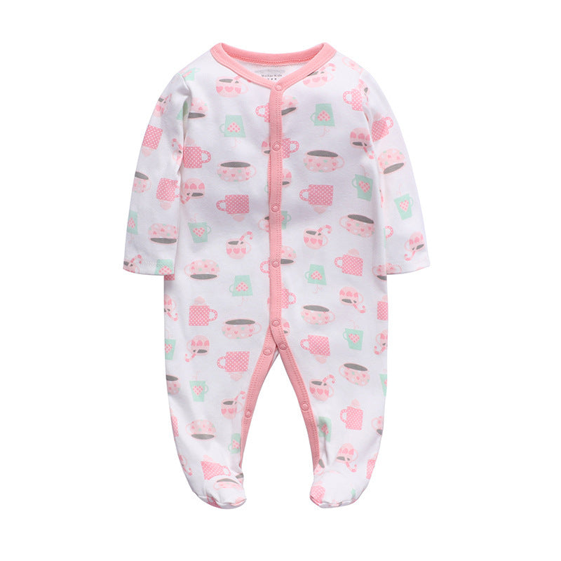 Cotton one-piece clothes baby clothes Pocket - D&A