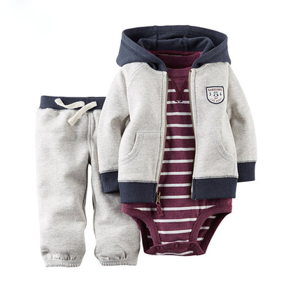 Children clothes set Grey black - D&A