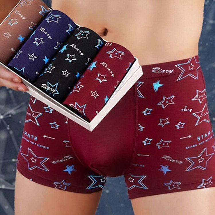 Men's Boxer Briefs Student Trendy Fashion New - D&A