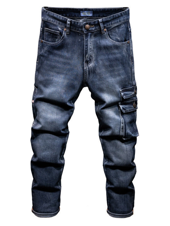 Hip Hop Men's Nostalgic Retro Multi-pocket Pants Color 311 - D&A