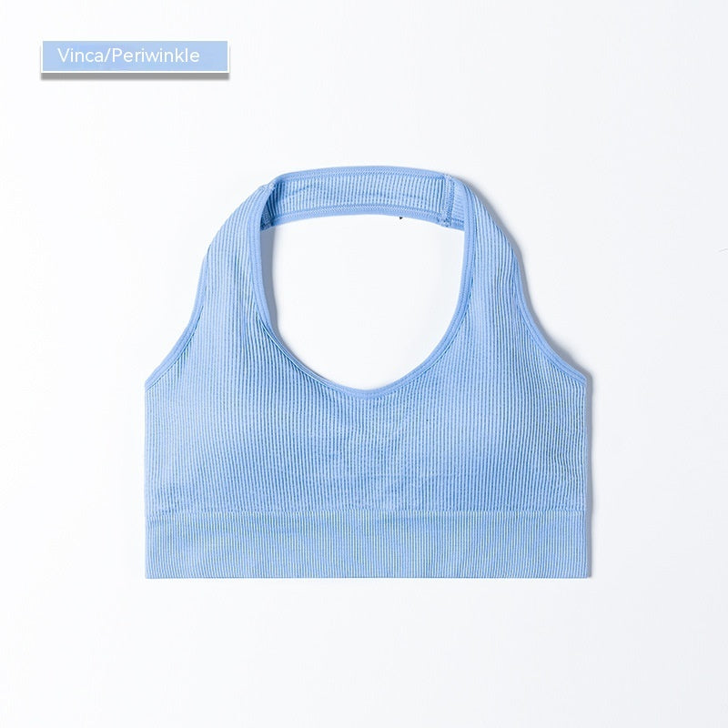 Bra European And American Sports Fitness Yoga Sports Bra Catharanthus Roseus - D&A