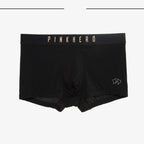 Bamboo Fiber Men's Boxer Soft Breathable Toner Boxers Black - D&A