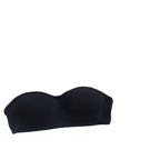 Gathered non-slip lingerie bra Black - D&A