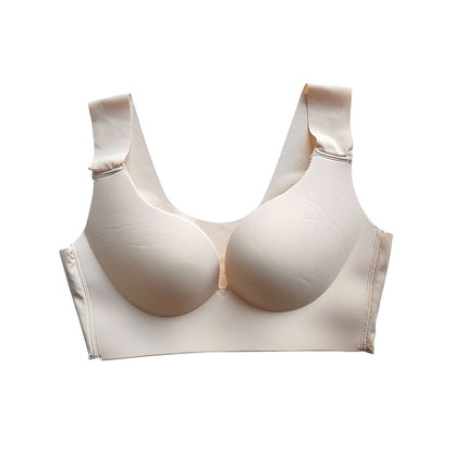 Seamless gather bra Flesh colored - D&A