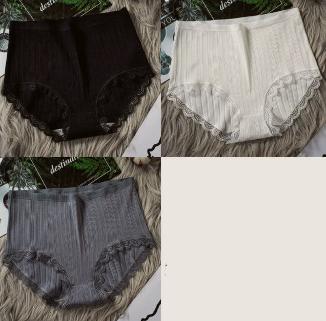 Women High Waist Breathable Cotton Underwear - D&A