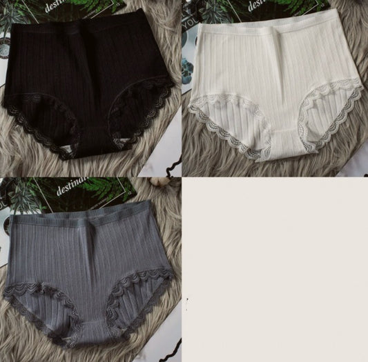Women High Waist Breathable Cotton Underwear - D&A