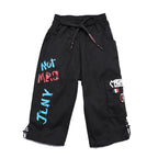 Big kids cropped pants Black - D&A