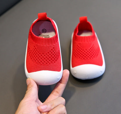 Baby Toddler Shoes Soft Bottom Shoes Red - D&A