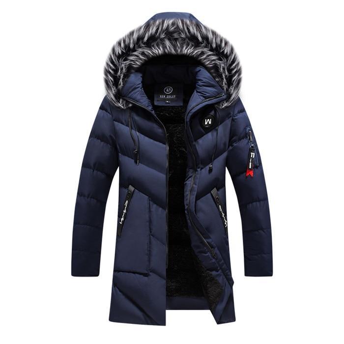 Omi Men's Winter Jackets Blue - D&A