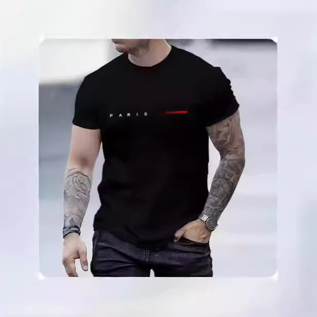 3d Printed Top Slim Fit Men - D&A