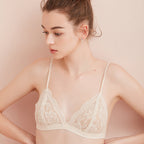 Ultra-thin rimless bra Apricot - D&A