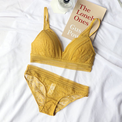 Lace underwear women Yellow - D&A