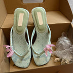 Fashion Personality Flower Flip-flops Female - D&A