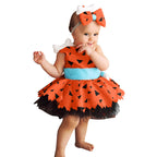 Girls Fashion Simple Halloween Mesh Costume Suit - D&A