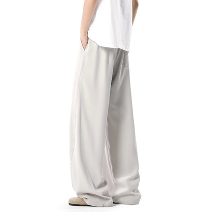Men's Spring And Summer Stitching Draping Casual Suit Pants - D&A