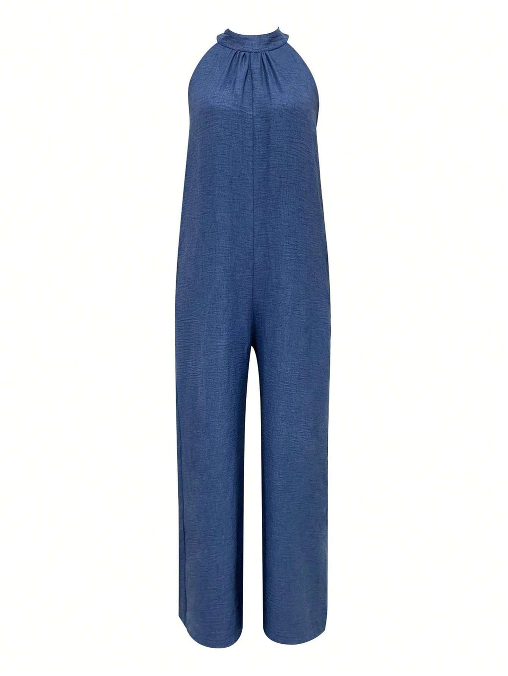 Sleeveless Halter Ruffled Young Women's Jumpsuit - D&A