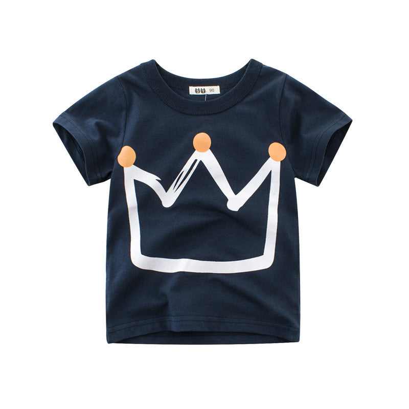 Summer New Boys' Short Sleeve T-shirt Children's T-shirt - D&A