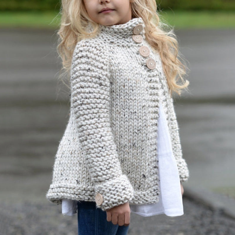 Girls cardigan sweater coat - D&A