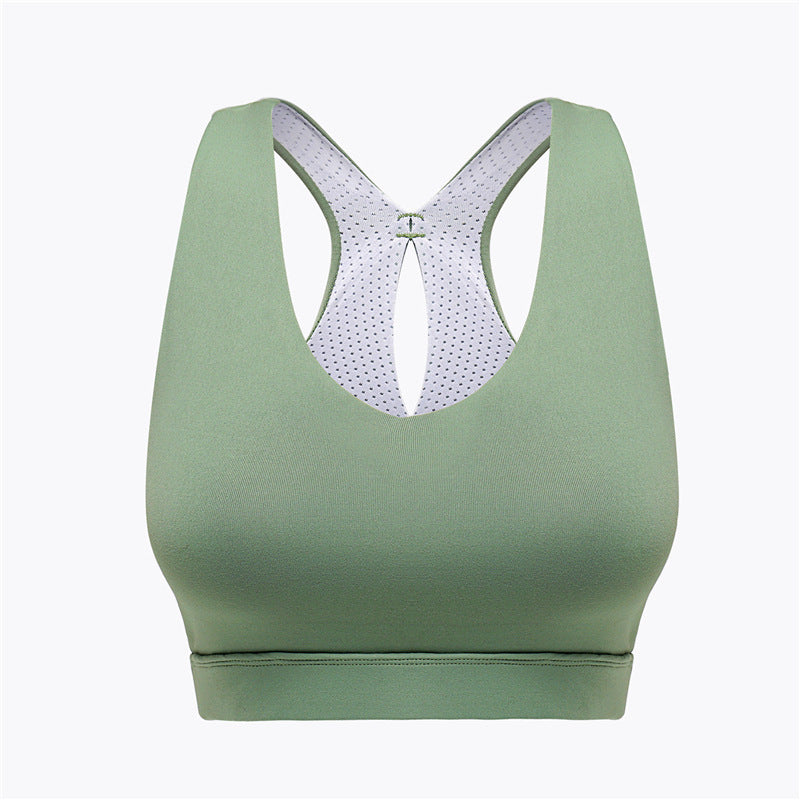 Breathable Yoga Bra Green - D&A