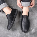 Spring And Summer Versatile Casual Middle-aged Men's Leather Shoes - D&A