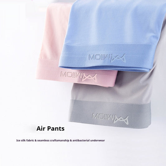 Ice Silk Seamless Men's Underwear Soft Breathable Comfortable Summer Boxer Shorts - D&A
