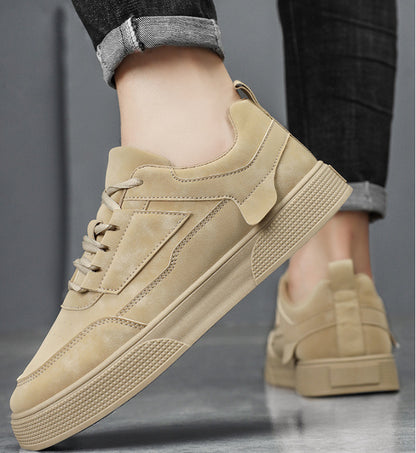 Men's Best-selling Trendy Shoes, Casual Sports Sneakers Khaki - D&A