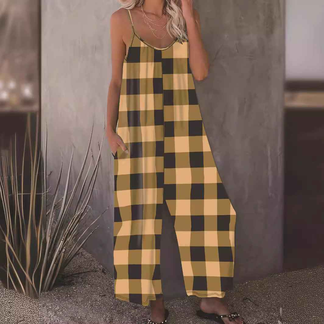 Slip-in Casual Sling Jumpsuit Women