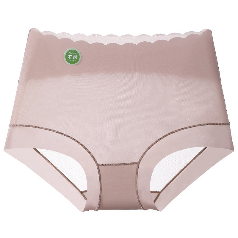 High Waisted Oversized Seamless Underwear For Women Khaki - D&A