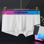 Men's Ice Silk U Convex Low Waist Thin Summer Gradient Boxers - D&A