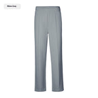 Mid Waist Loose Track Casual All-matching Straight Pants Rhino Gray - D&A