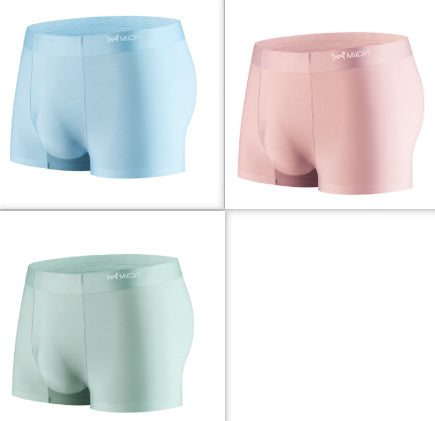 Ice Silk Seamless Men's Underwear Soft Breathable Comfortable Summer Boxer Shorts Suit 6 - D&A
