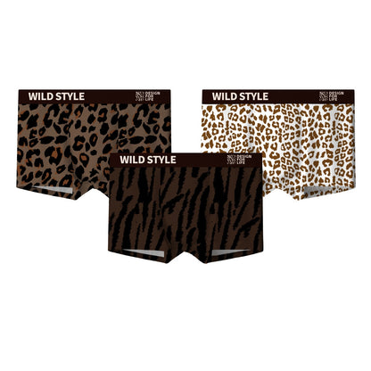 Ice Silk Underwear Leopard Print - D&A