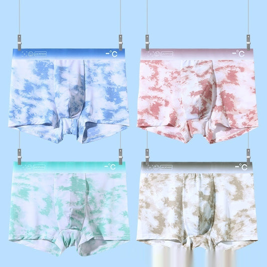 Men's Fashion Summer Thin Ice Silk Underwear - D&A
